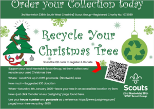 Christmas Tree Recycling in Nantwich